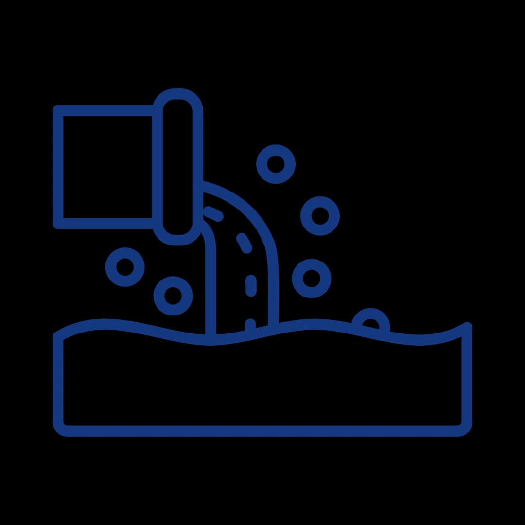 Accumulation of organic matter leading to oxygen consumption competition
